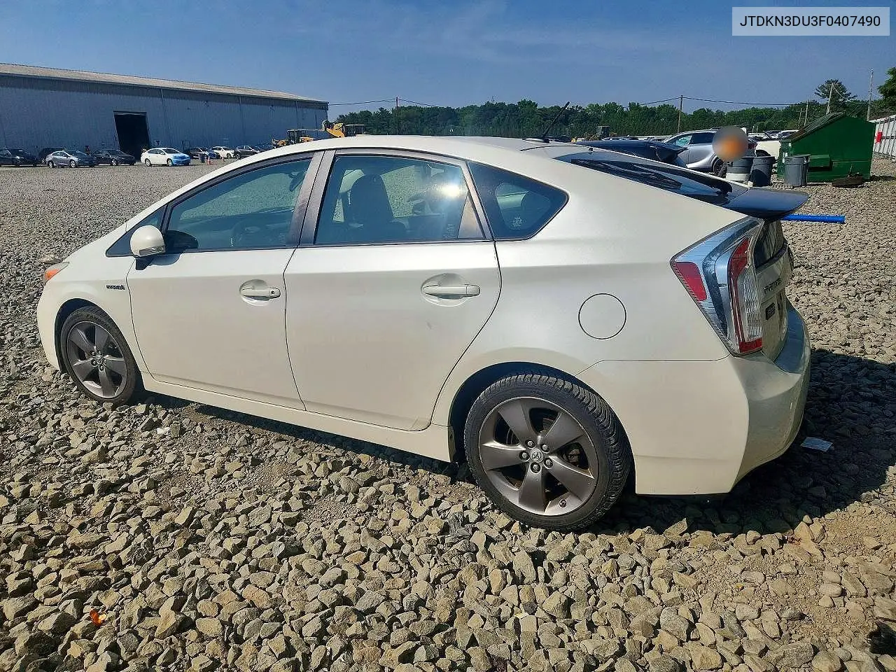2015 Toyota Prius VIN: JTDKN3DU3F0407490 Lot: 61671676