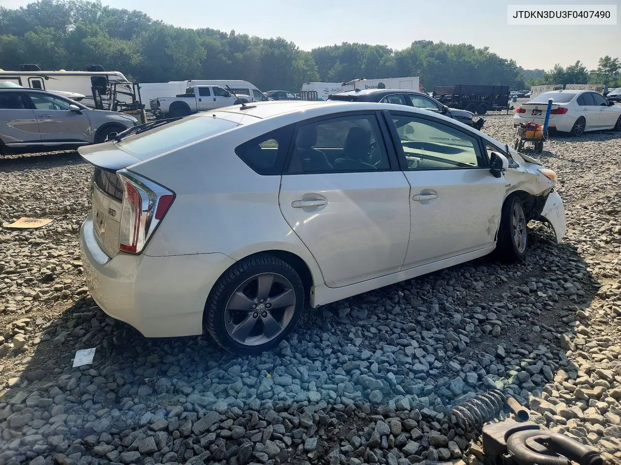 2015 Toyota Prius VIN: JTDKN3DU3F0407490 Lot: 61671676