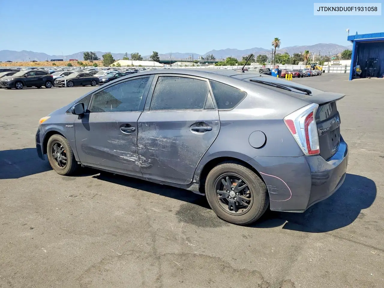 2015 Toyota Prius Four VIN: JTDKN3DU0F1931058 Lot: 61795676