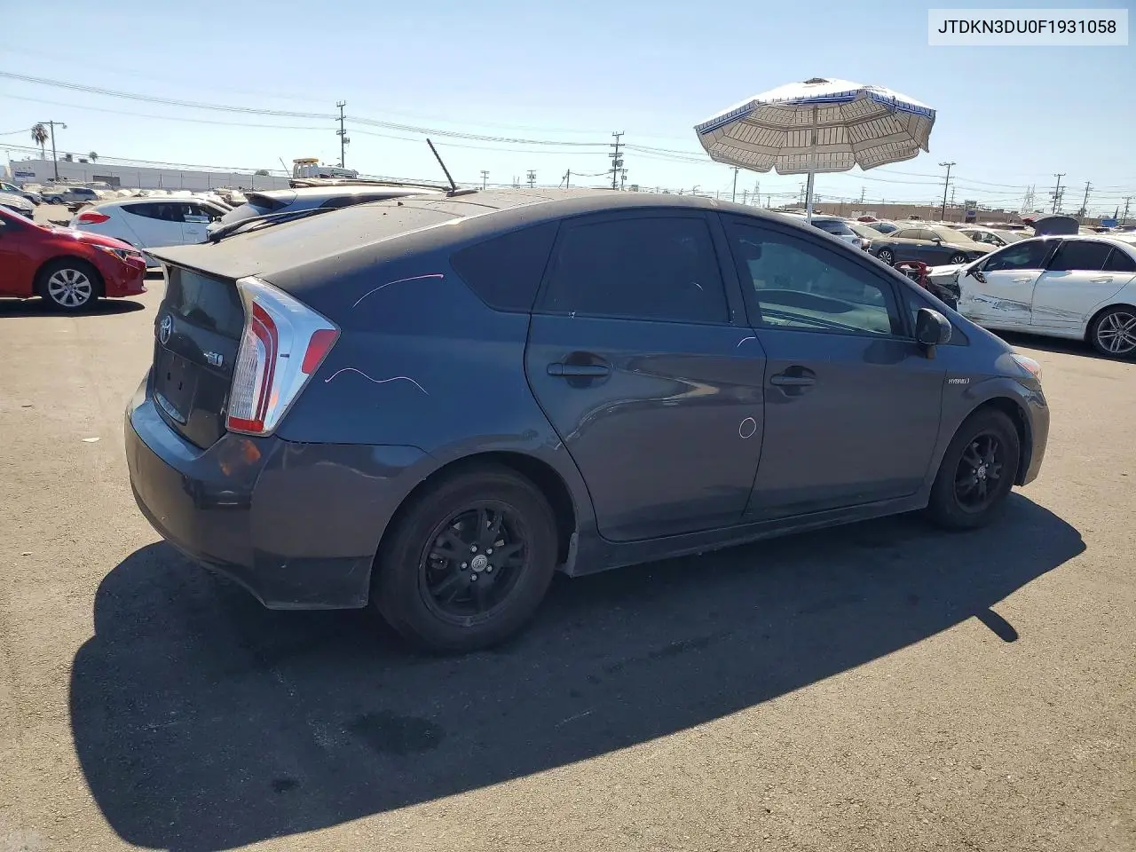 2015 Toyota Prius Four VIN: JTDKN3DU0F1931058 Lot: 61795676