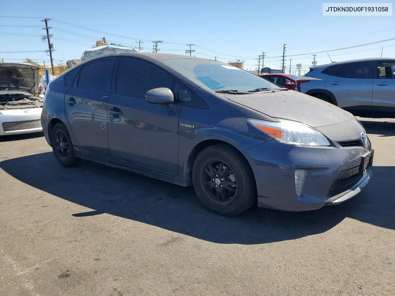 2015 Toyota Prius Four VIN: JTDKN3DU0F1931058 Lot: 61795676