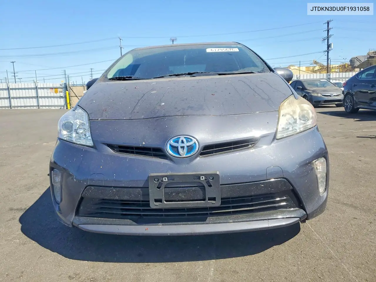 2015 Toyota Prius Four VIN: JTDKN3DU0F1931058 Lot: 61795676