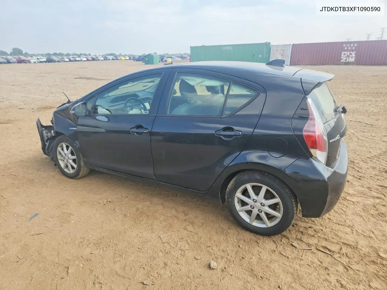 2015 Toyota Prius C Four VIN: JTDKDTB3XF1090590 Lot: 61982166