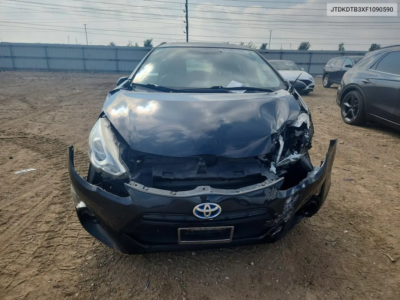 2015 Toyota Prius C Four VIN: JTDKDTB3XF1090590 Lot: 61982166