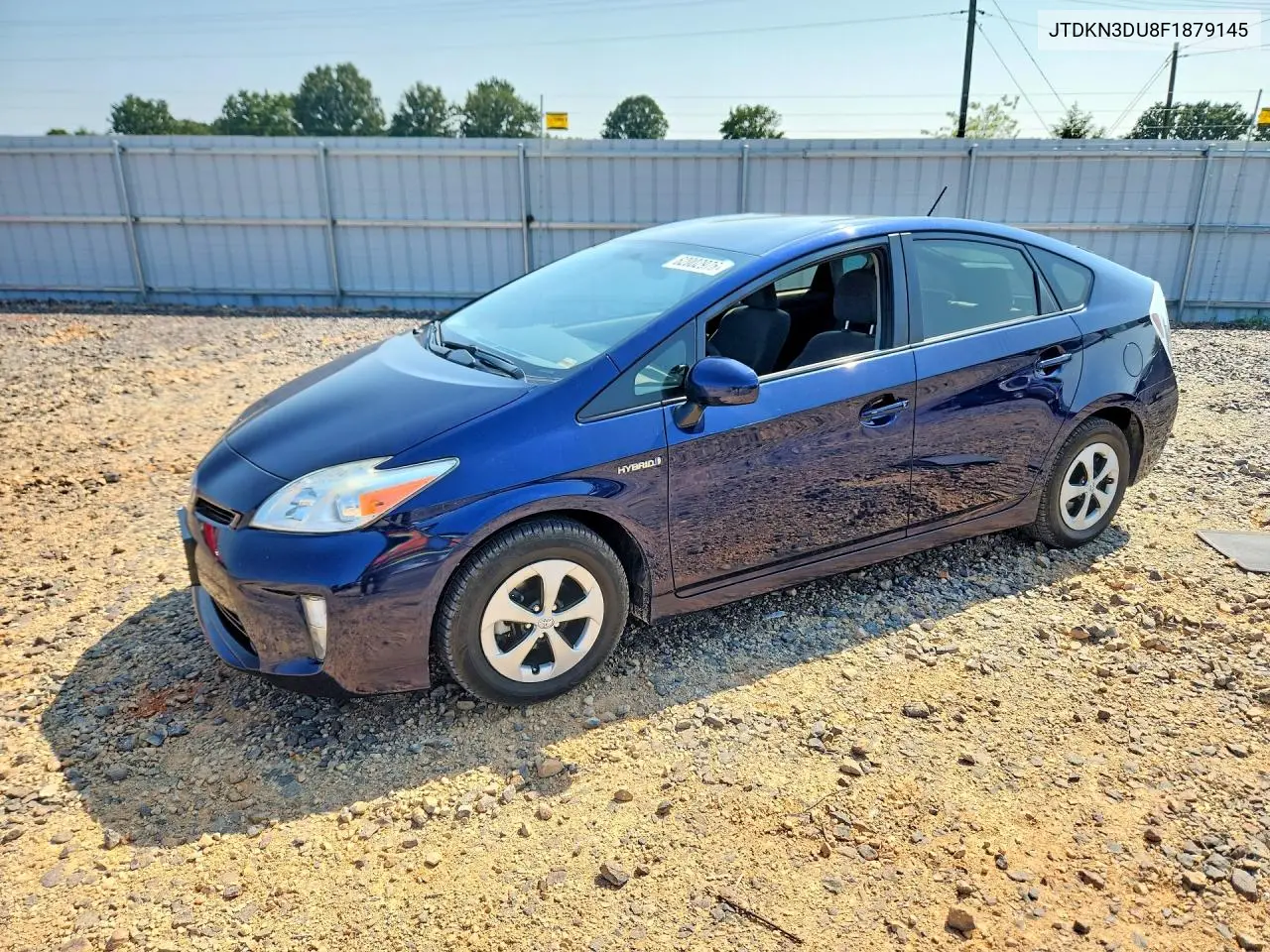 2015 Toyota Prius Three VIN: JTDKN3DU8F1879145 Lot: 62002976