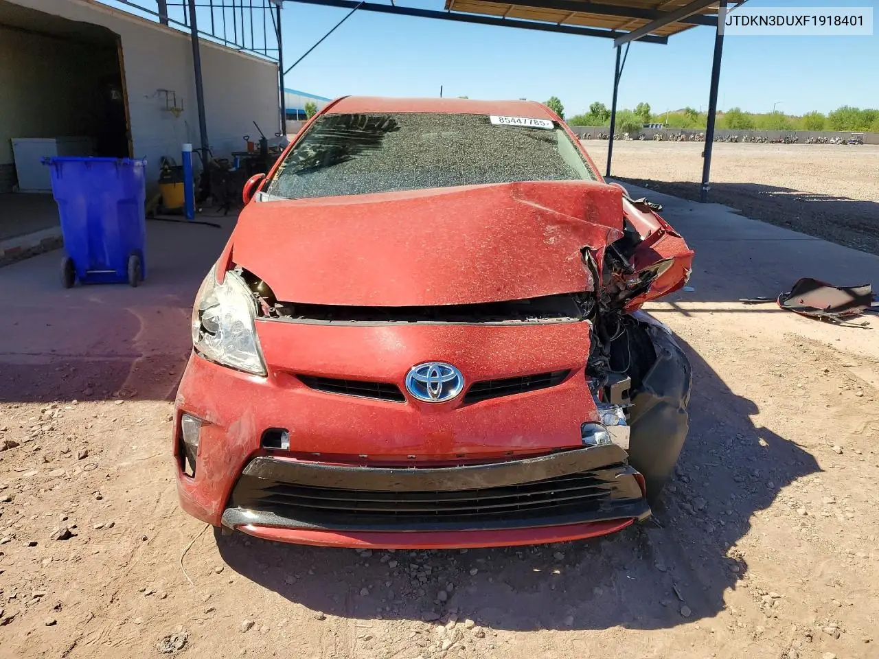 2015 Toyota Prius Two VIN: JTDKN3DUXF1918401 Lot: 85447785
