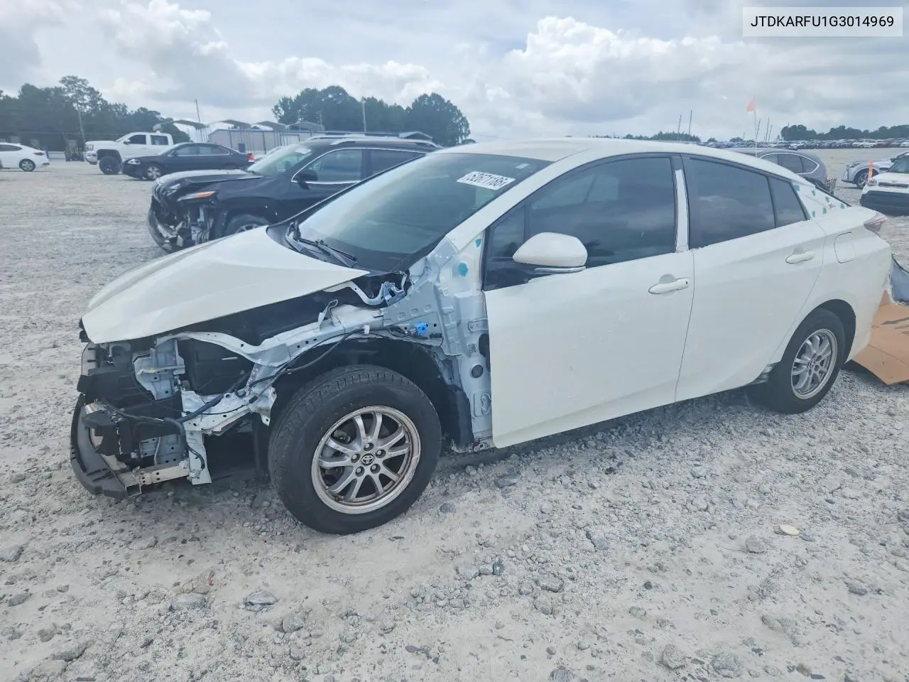 2016 Toyota Prius Four VIN: JTDKARFU1G3014969 Lot: 52671186