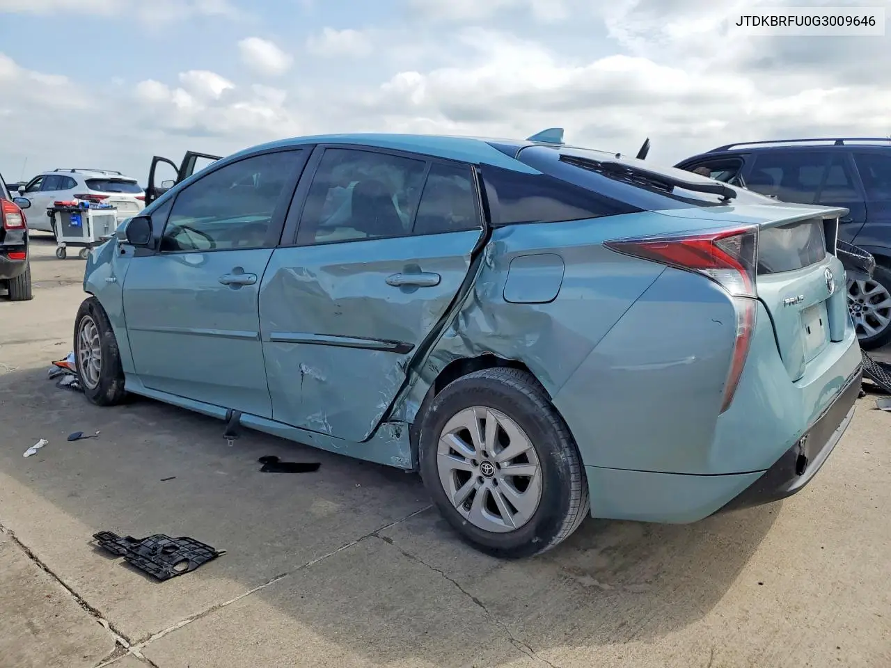 2016 Toyota Prius Two VIN: JTDKBRFU0G3009646 Lot: 56019216
