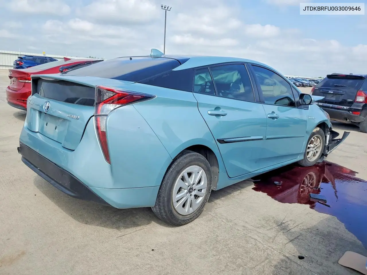 2016 Toyota Prius Two VIN: JTDKBRFU0G3009646 Lot: 56019216