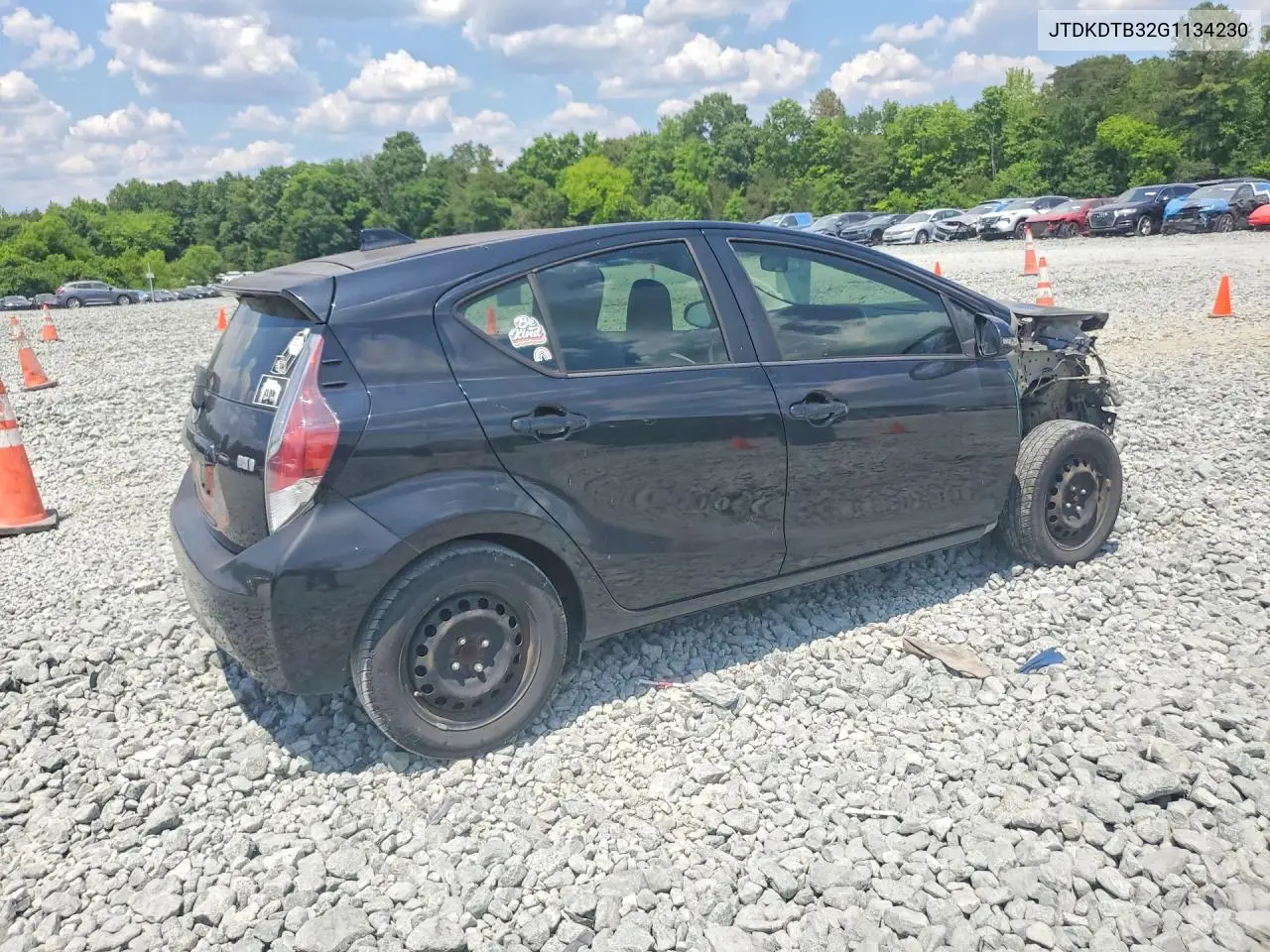 2016 Toyota Prius C One VIN: JTDKDTB32G1134230 Lot: 56810456