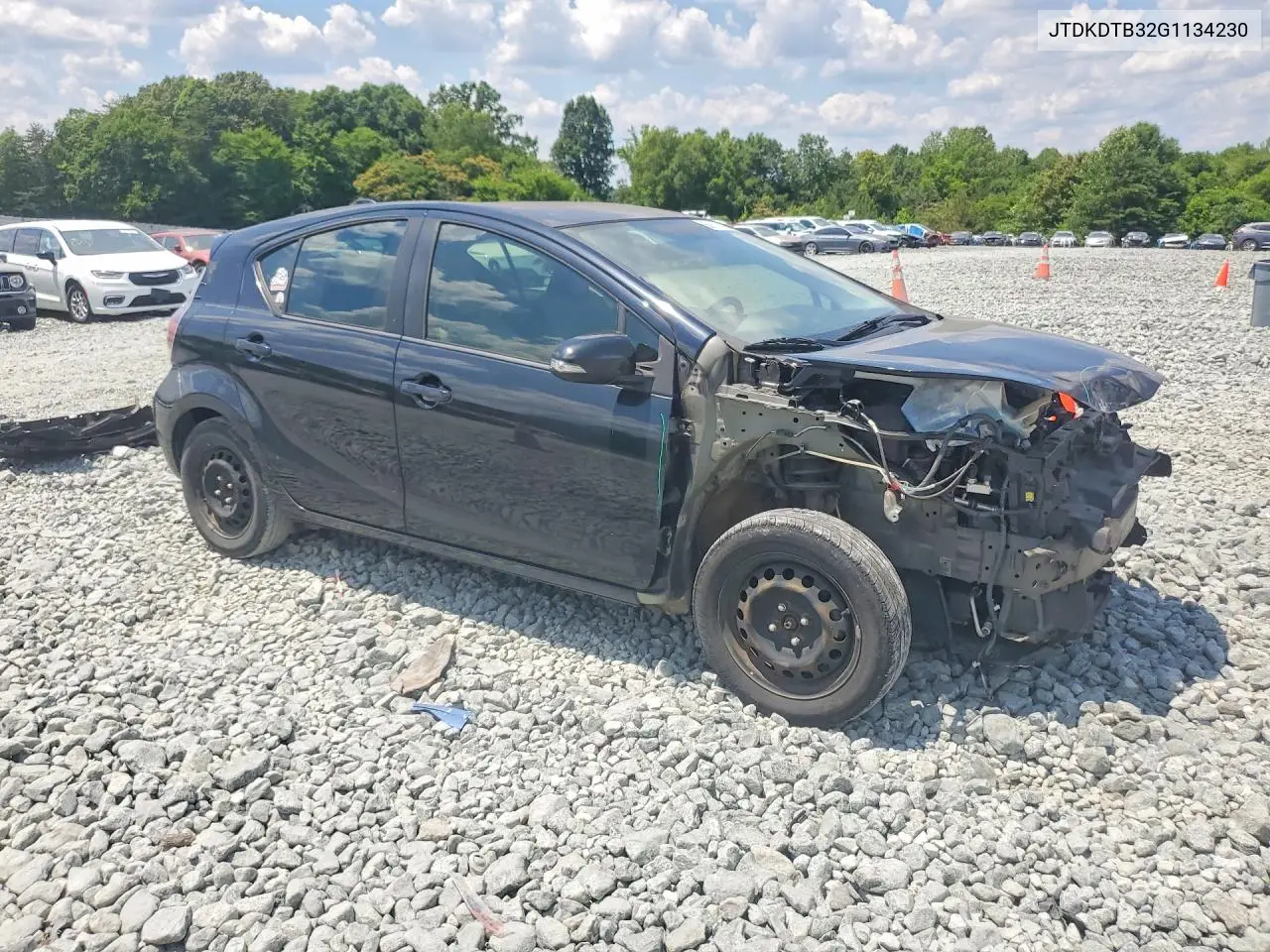 2016 Toyota Prius C One VIN: JTDKDTB32G1134230 Lot: 56810456