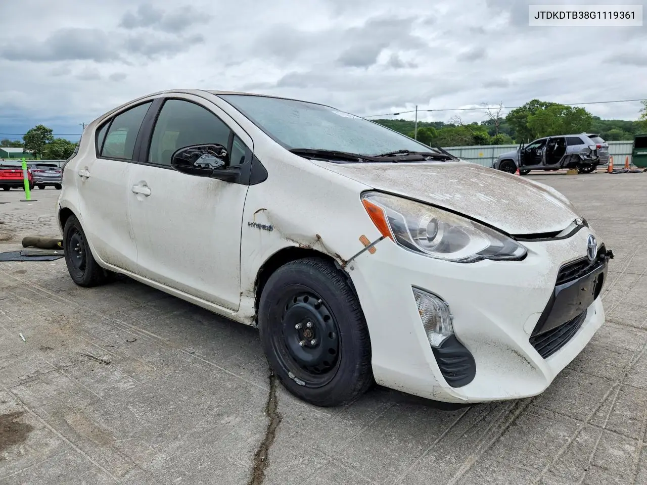 2016 Toyota Prius C VIN: JTDKDTB38G1119361 Lot: 57033576