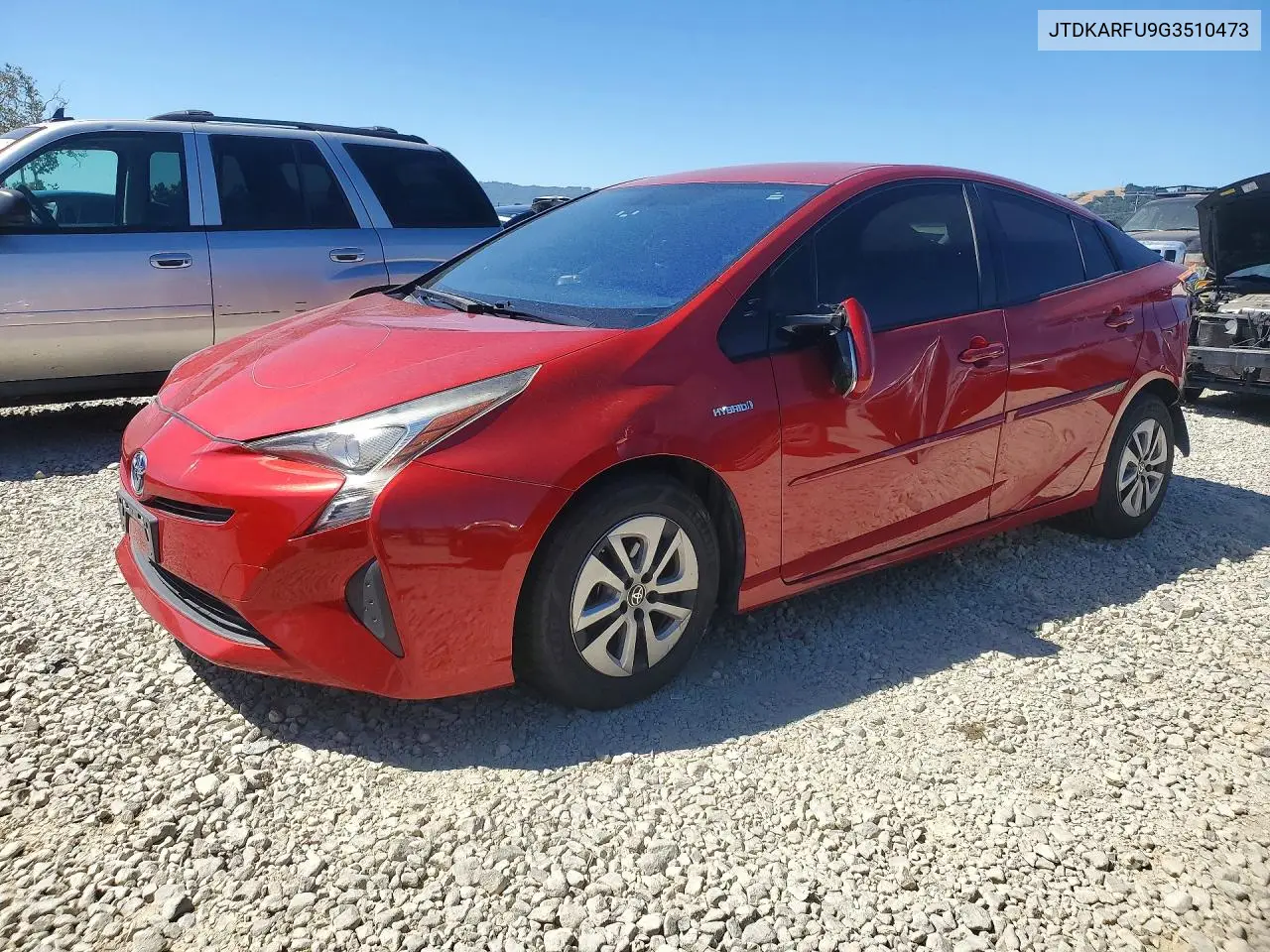2016 Toyota Prius Three VIN: JTDKARFU9G3510473 Lot: 57218316
