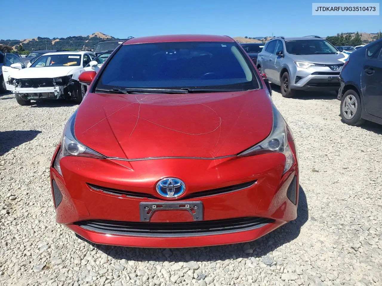 2016 Toyota Prius Three VIN: JTDKARFU9G3510473 Lot: 57218316