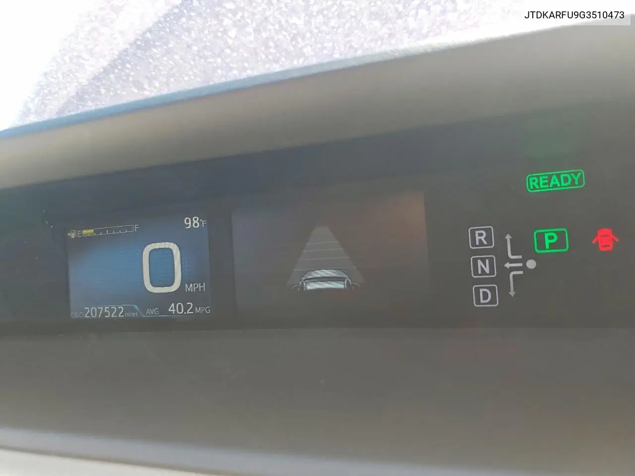 2016 Toyota Prius Three VIN: JTDKARFU9G3510473 Lot: 57218316
