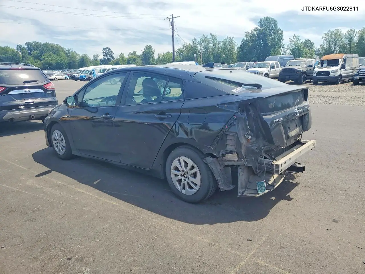 2016 Toyota Prius Four VIN: JTDKARFU6G3022811 Lot: 58314416