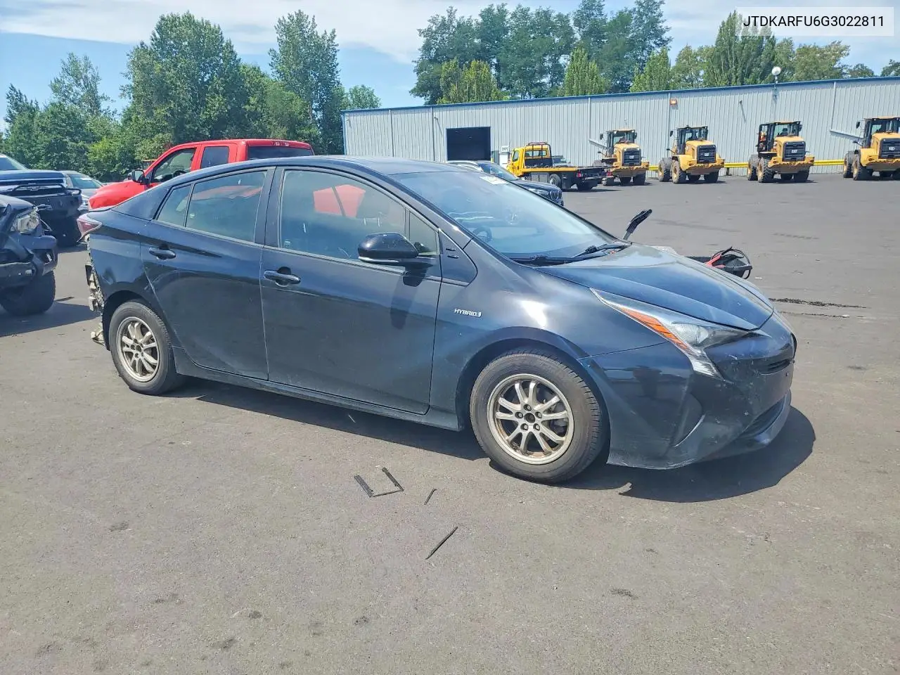 2016 Toyota Prius Four VIN: JTDKARFU6G3022811 Lot: 58314416