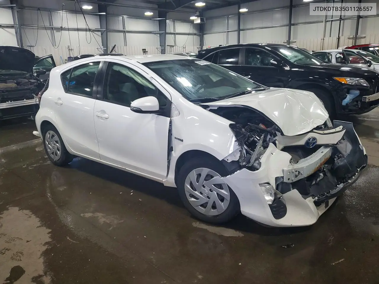 2016 Toyota Prius C One VIN: JTDKDTB35G1126557 Lot: 58587966