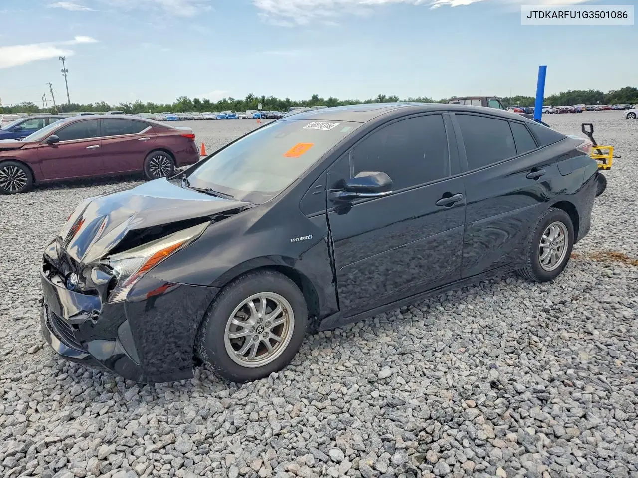 2016 Toyota Prius Three VIN: JTDKARFU1G3501086 Lot: 58878316