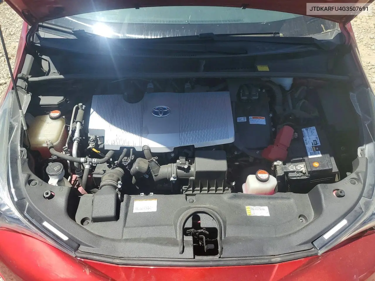2016 Toyota Prius Three Touring VIN: JTDKARFU4G3507691 Lot: 59383676