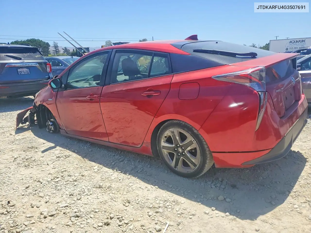 2016 Toyota Prius Three Touring VIN: JTDKARFU4G3507691 Lot: 59383676