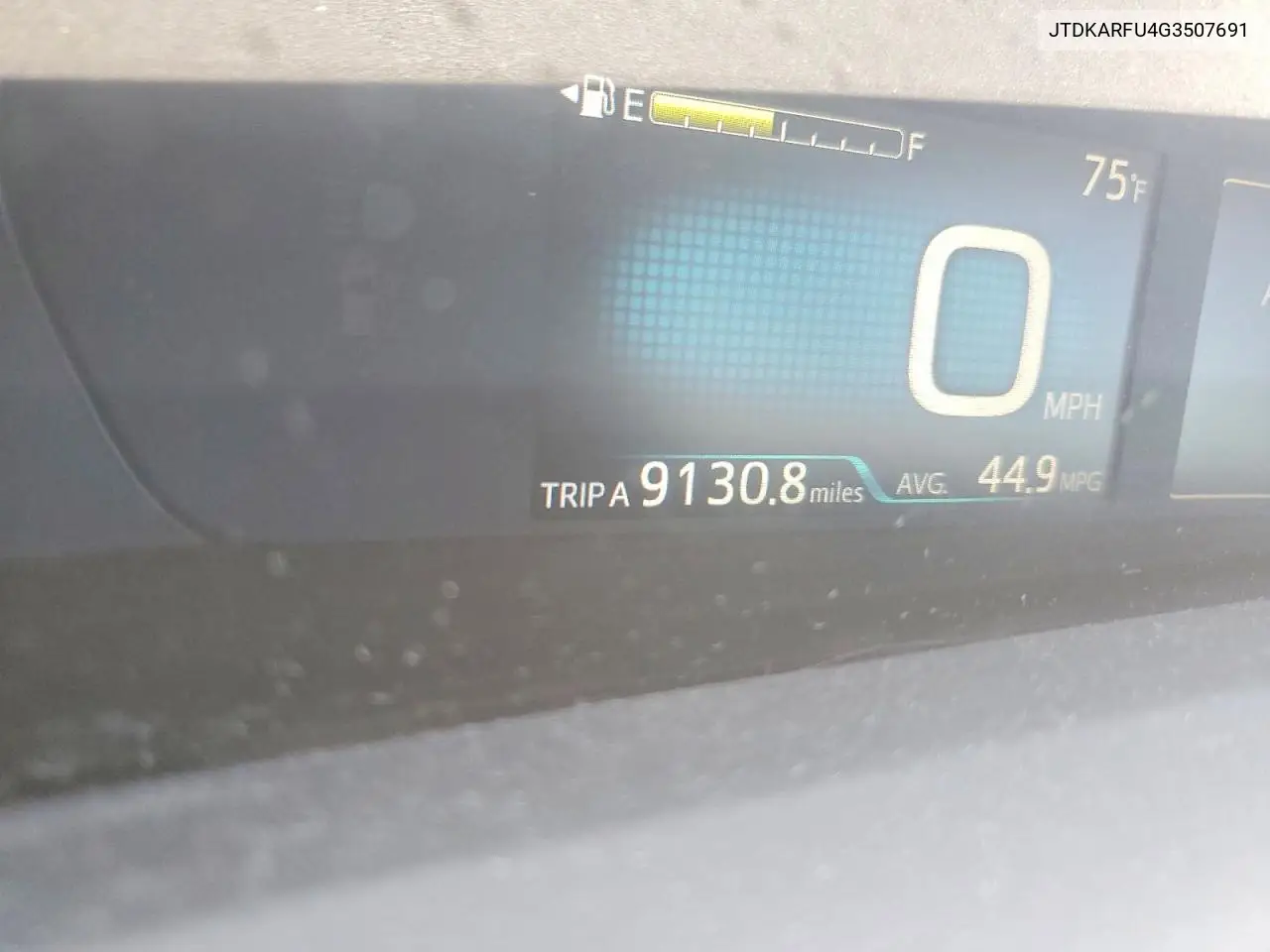 2016 Toyota Prius Three Touring VIN: JTDKARFU4G3507691 Lot: 59383676