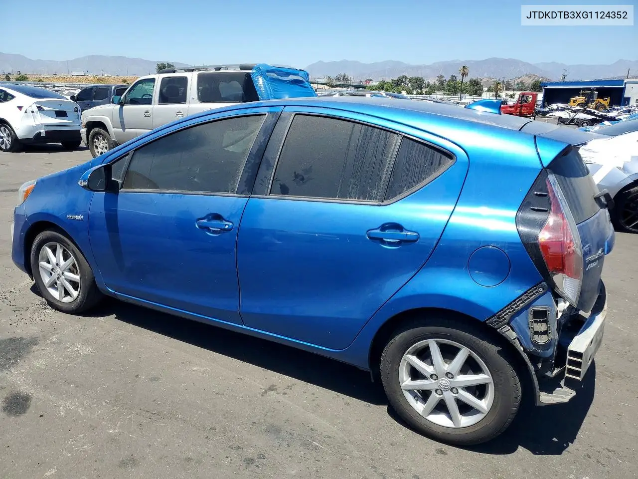 2016 Toyota Prius C Four VIN: JTDKDTB3XG1124352 Lot: 59396716