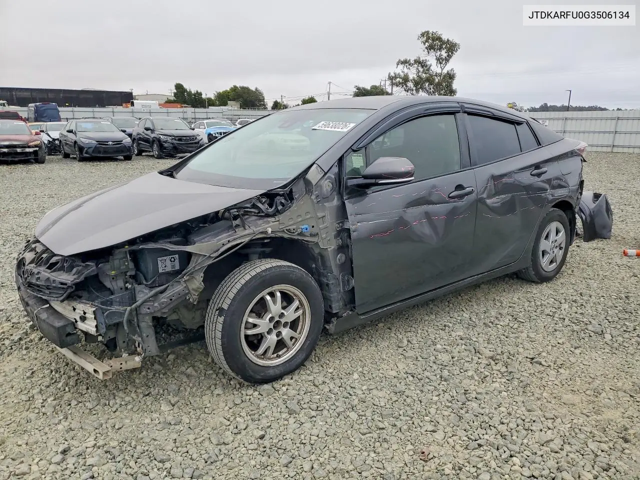 2016 Toyota Prius Three Touring VIN: JTDKARFU0G3506134 Lot: 59638026