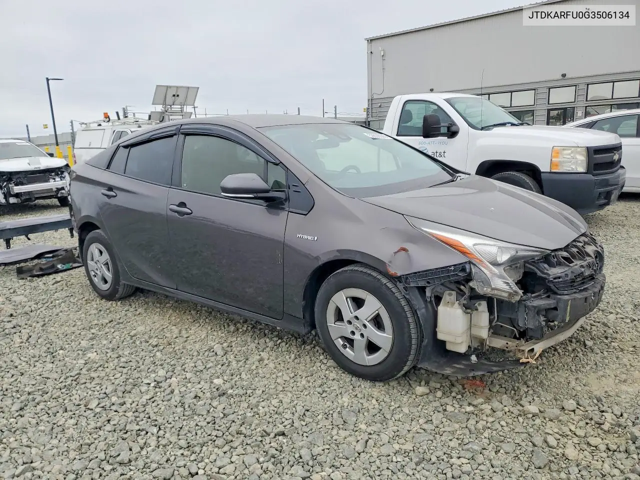 2016 Toyota Prius Three Touring VIN: JTDKARFU0G3506134 Lot: 59638026