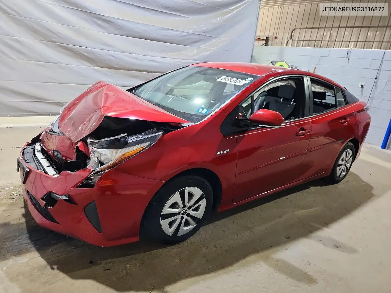 2016 Toyota Prius Three VIN: JTDKARFU9G3516872 Lot: 60655826