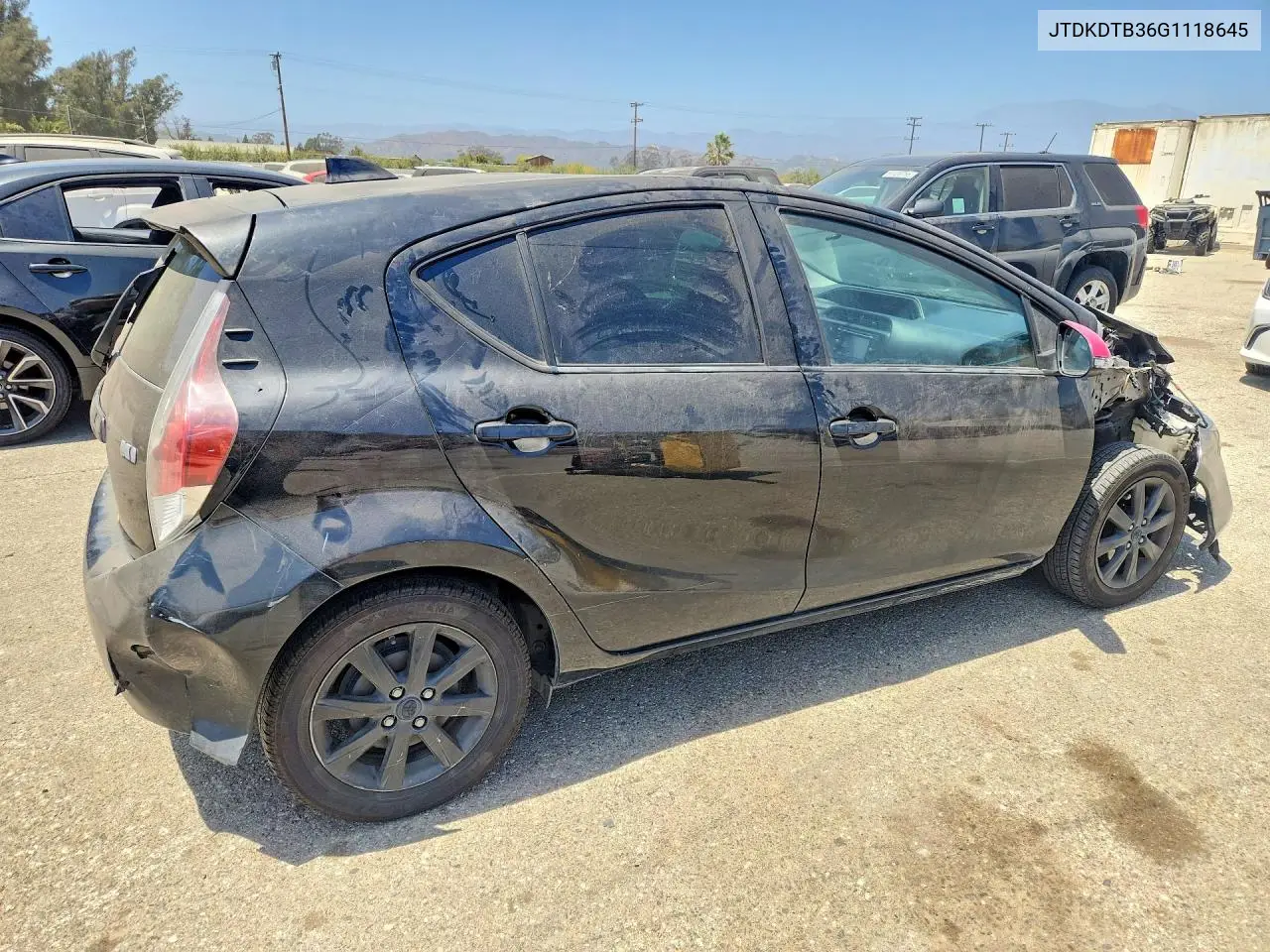 2016 Toyota Prius C Persona Special Edition VIN: JTDKDTB36G1118645 Lot: 60710406