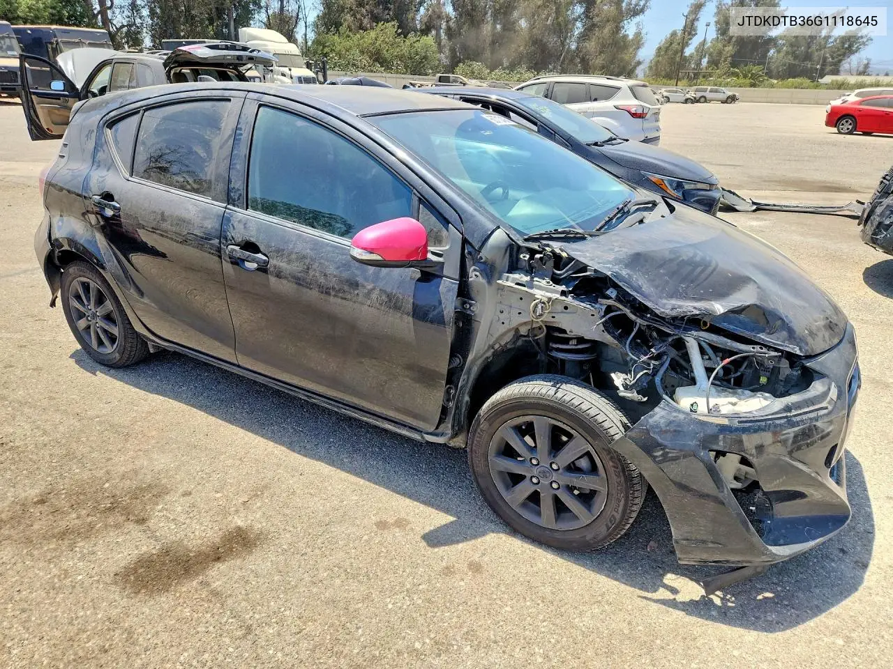 2016 Toyota Prius C Persona Special Edition VIN: JTDKDTB36G1118645 Lot: 60710406
