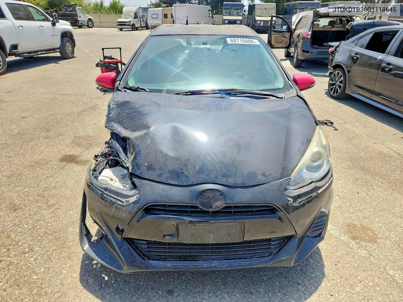 2016 Toyota Prius C Persona Special Edition VIN: JTDKDTB36G1118645 Lot: 60710406