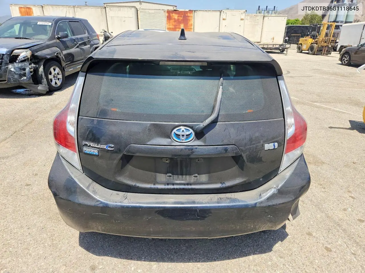 2016 Toyota Prius C Persona Special Edition VIN: JTDKDTB36G1118645 Lot: 60710406