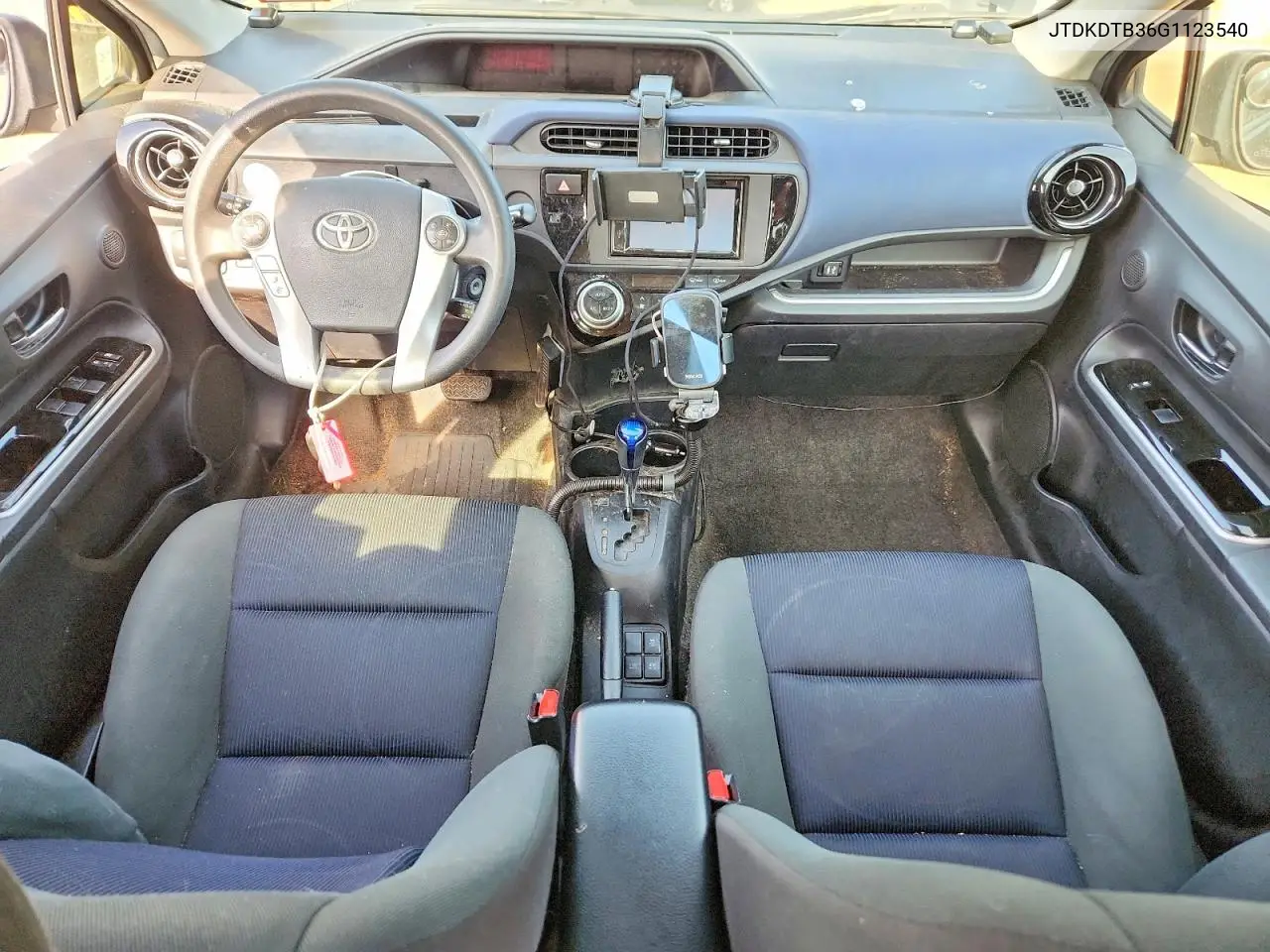 2016 Toyota Prius C Two VIN: JTDKDTB36G1123540 Lot: 61035286