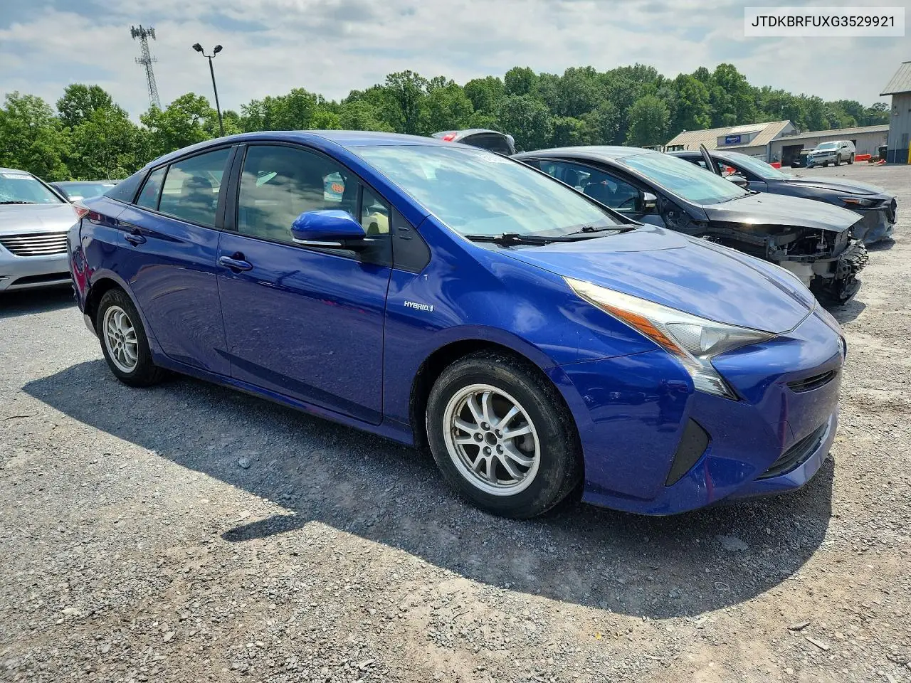 2016 Toyota Prius Two VIN: JTDKBRFUXG3529921 Lot: 61318426