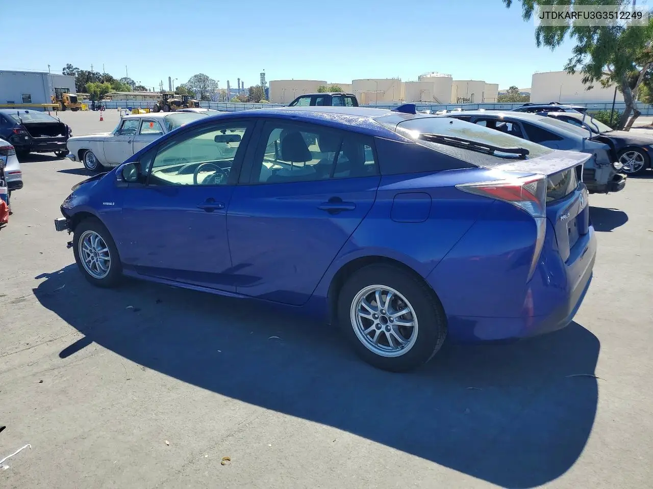2016 Toyota Prius Three VIN: JTDKARFU3G3512249 Lot: 61710496
