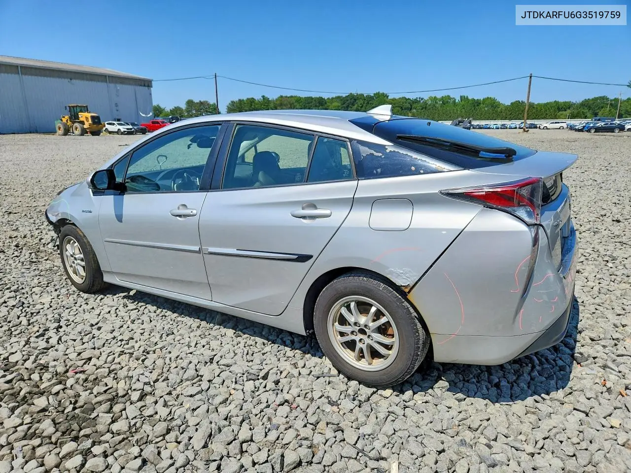 2016 Toyota Prius Four VIN: JTDKARFU6G3519759 Lot: 61777496