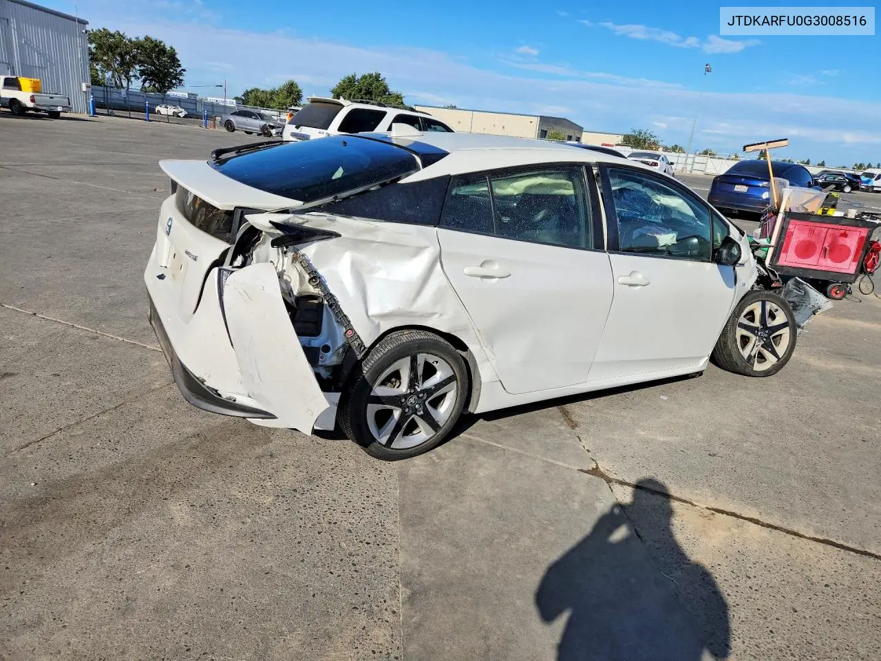 2016 Toyota Prius Four Touring VIN: JTDKARFU0G3008516 Lot: 61798636
