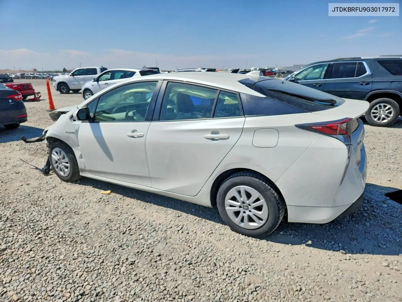 2016 Toyota Prius Two VIN: JTDKBRFU9G3017972 Lot: 61810676