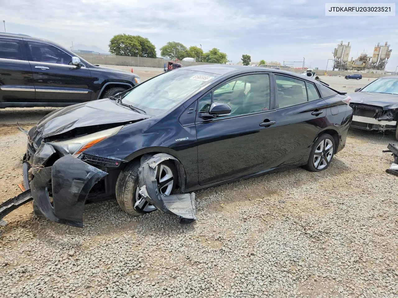 2016 Toyota Prius Three Touring VIN: JTDKARFU2G3023521 Lot: 61965956