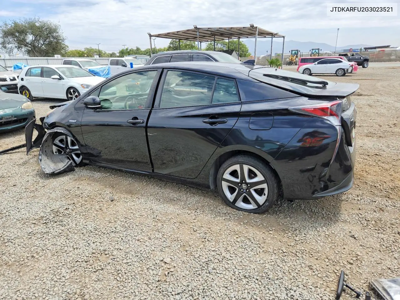 2016 Toyota Prius Three Touring VIN: JTDKARFU2G3023521 Lot: 61965956
