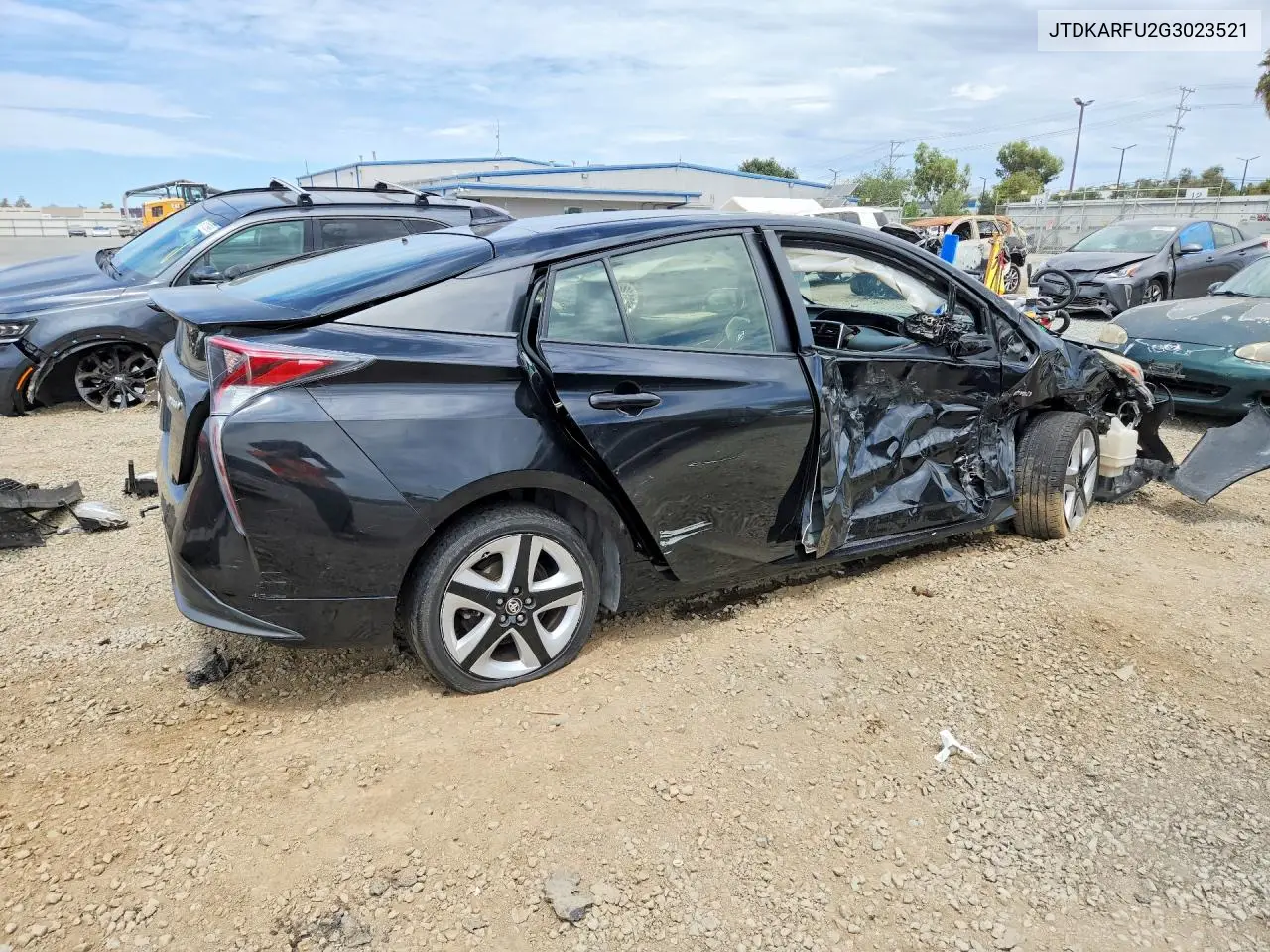 2016 Toyota Prius Three Touring VIN: JTDKARFU2G3023521 Lot: 61965956