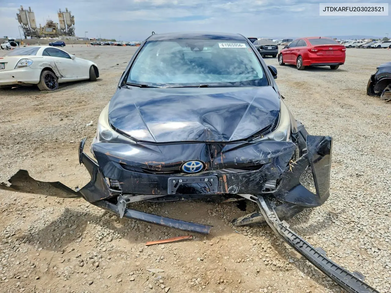 2016 Toyota Prius Three Touring VIN: JTDKARFU2G3023521 Lot: 61965956