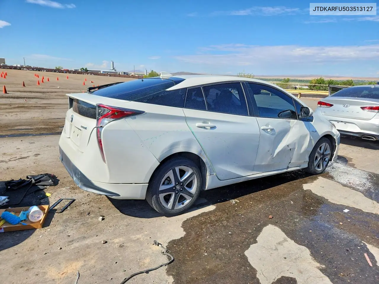 2016 Toyota Prius Three Touring VIN: JTDKARFU5G3513127 Lot: 62027806