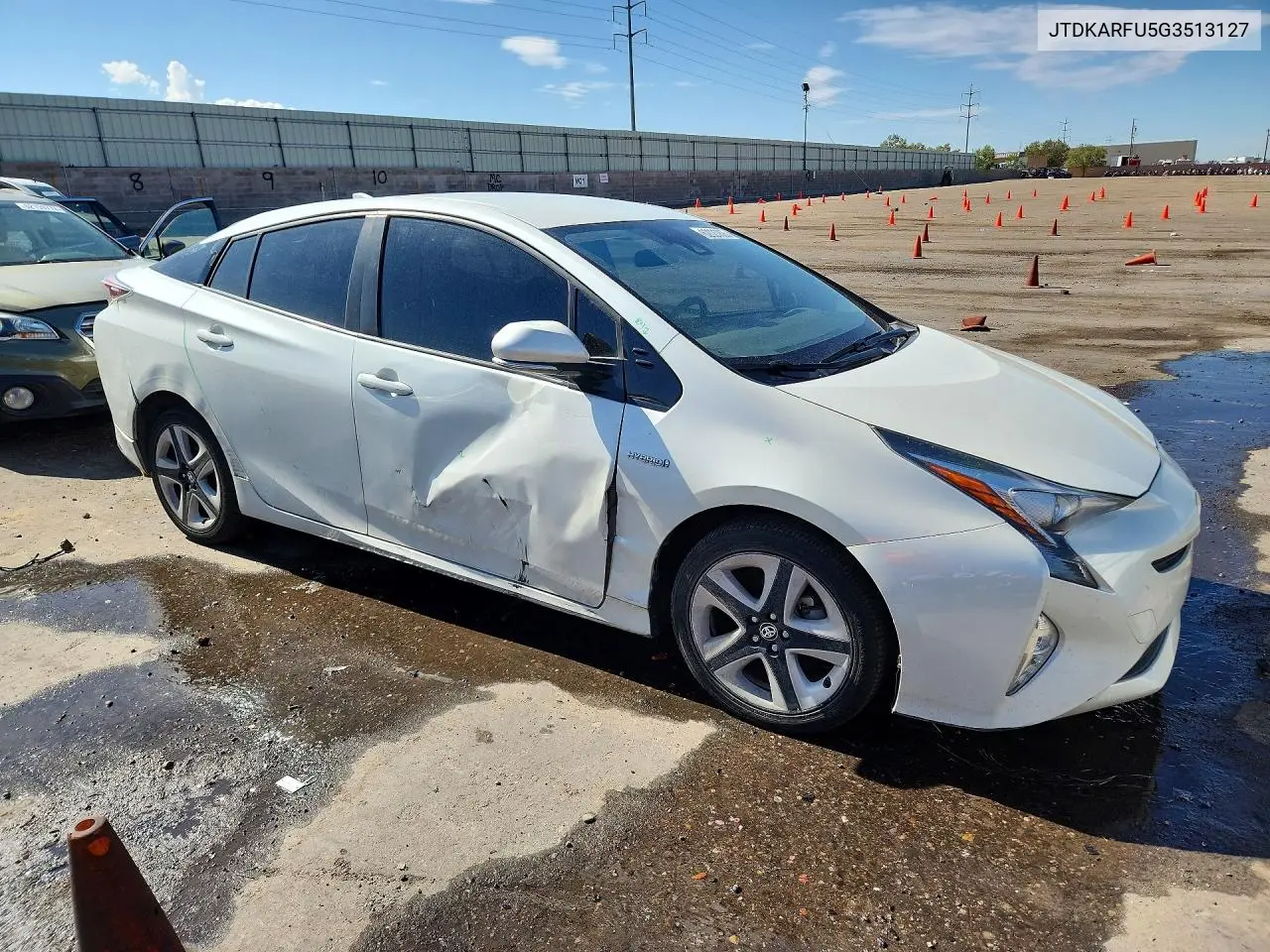 2016 Toyota Prius Three Touring VIN: JTDKARFU5G3513127 Lot: 62027806