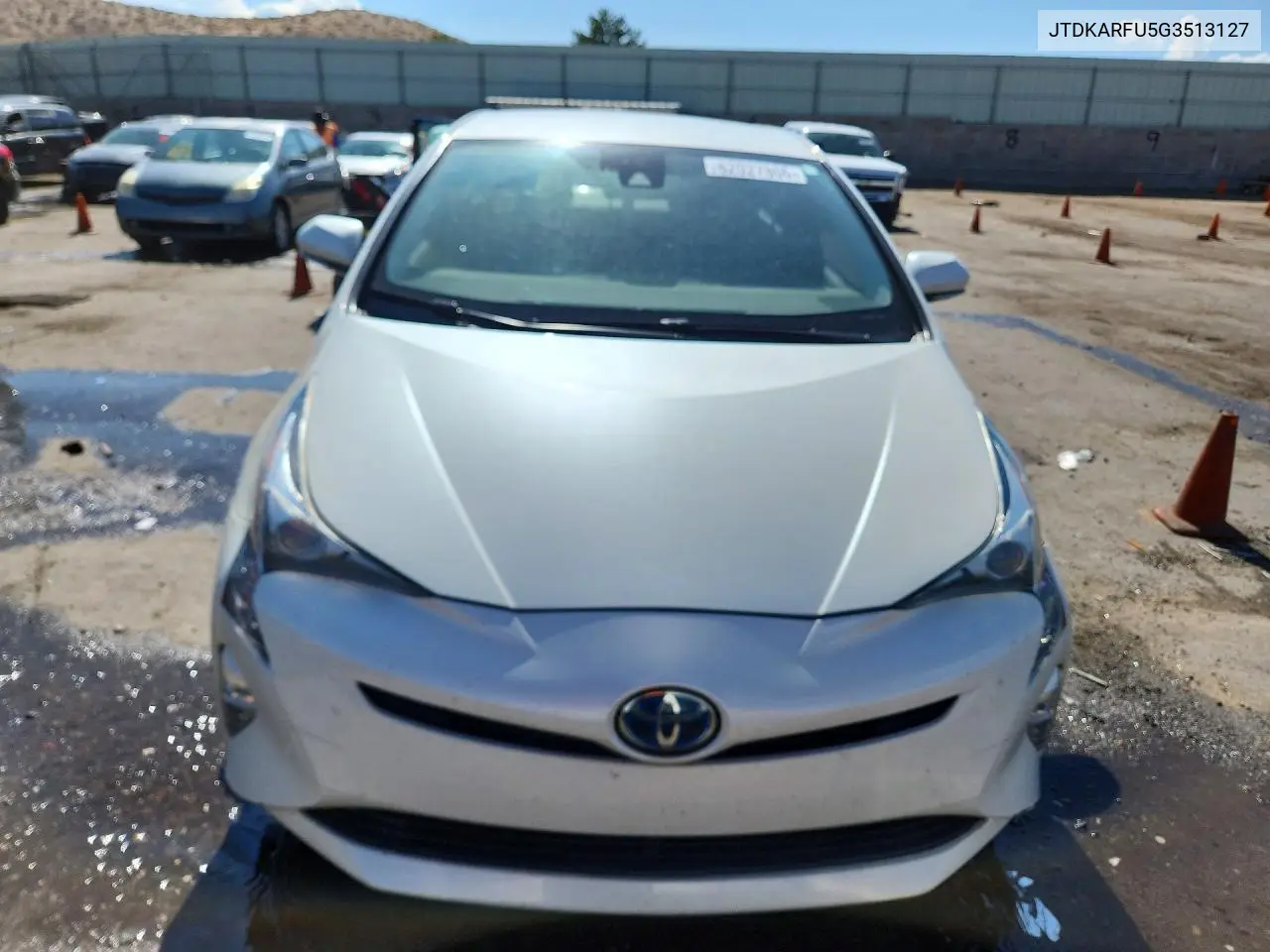 2016 Toyota Prius Three Touring VIN: JTDKARFU5G3513127 Lot: 62027806