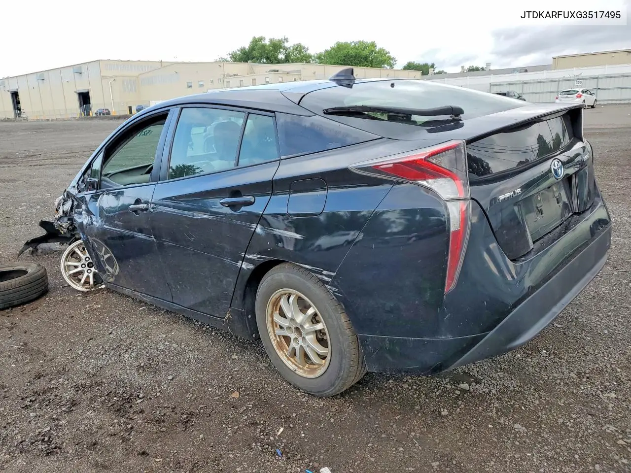 2016 Toyota Prius Three VIN: JTDKARFUXG3517495 Lot: 62113216