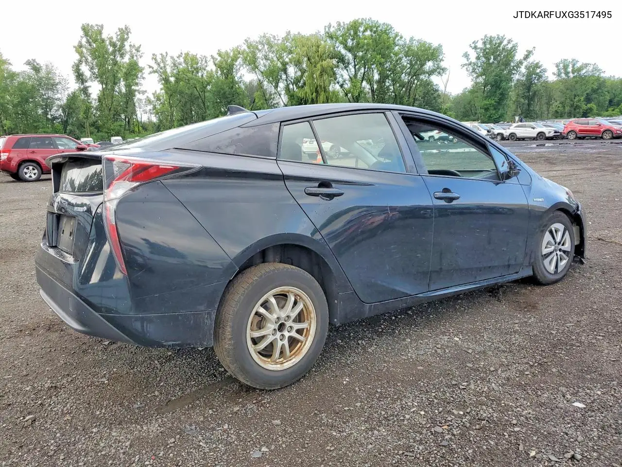 2016 Toyota Prius Three VIN: JTDKARFUXG3517495 Lot: 62113216