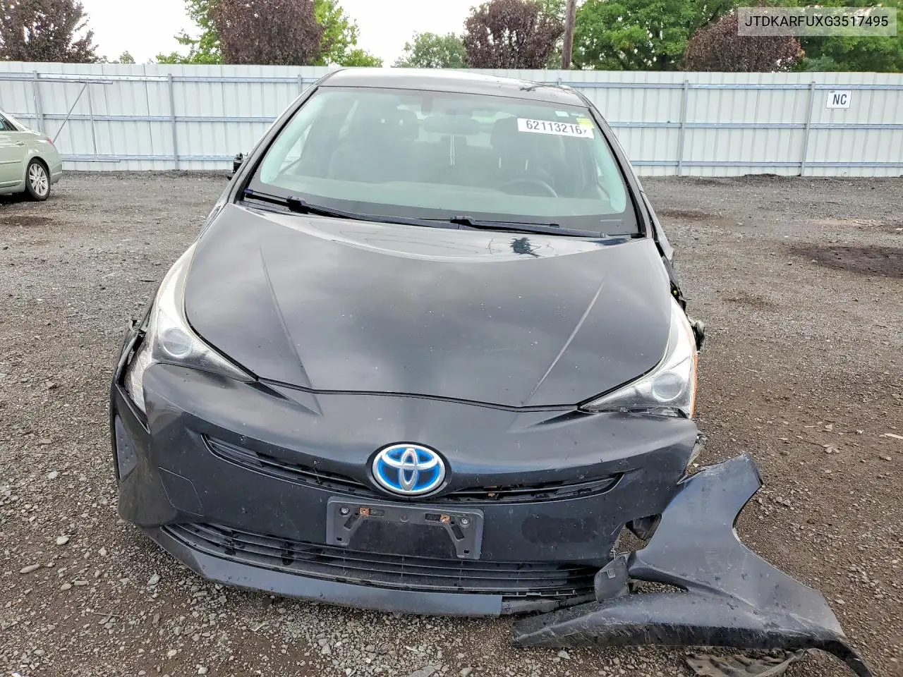 2016 Toyota Prius Three VIN: JTDKARFUXG3517495 Lot: 62113216